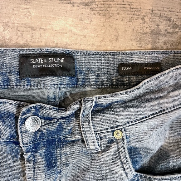Slate & Stone Men’s Standard Slim Fit Jeans 30 Sz EUC - Picture 3 of 7